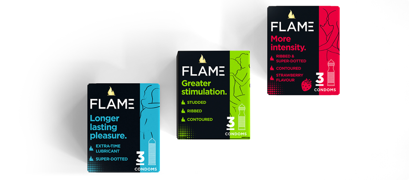 Flame - condomns - products